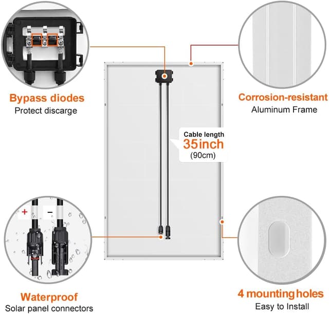 Thumbnail 2 de DOKIO 150W Solar Panel for 12V Systems ⚡