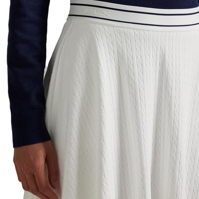 Thumbnail 3 de Ralph Lauren Falda acampanada mujer con cintura en contraste