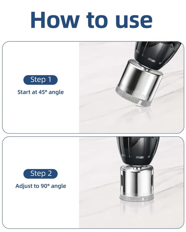 Thumbnail 3 de Diamond Drill Bit Set 15-Piece tile hole saw kit ๐