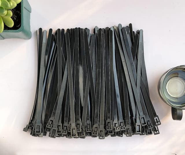 Thumbnail 4 de Oksdown 100 Pack Reusable Cable Ties 200mm