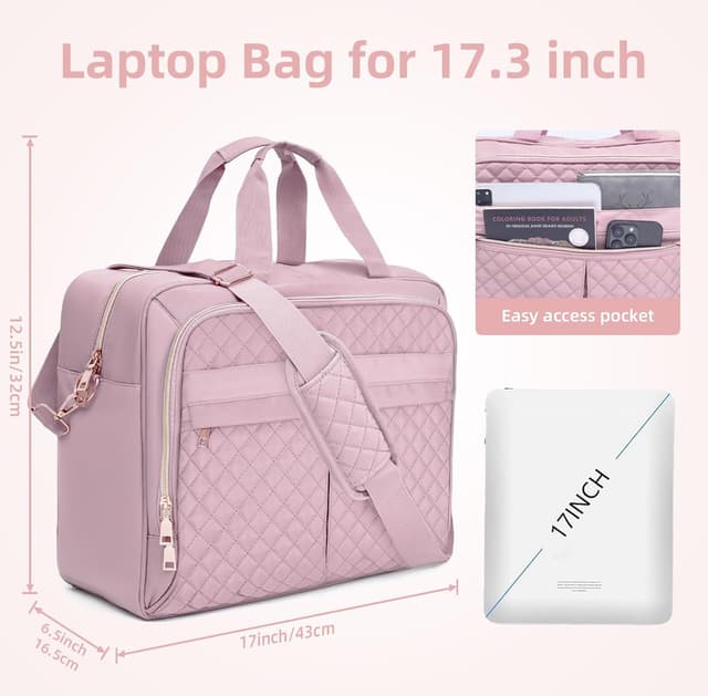 Thumbnail 2 de WIRABO 17,3 Zoll Laptoptasche Damen