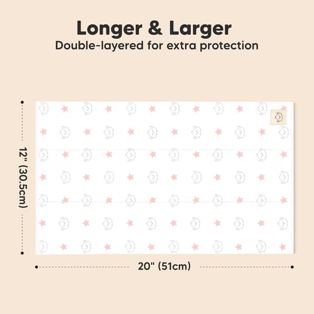 Detalle de Organic Burp Cloths 6-Pack ⚡