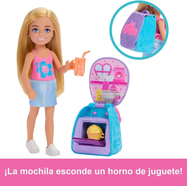 Thumbnail 2 de Chelsea de Barbie: Muñeca con mochila para hacer magdalenas 🍰