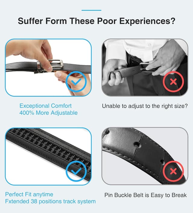 Thumbnail 2 de CHAOREN Cinturón cuero automático 0,25 cm