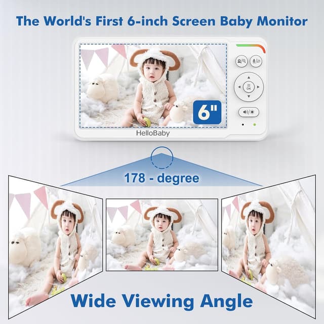 Thumbnail 3 de HelloBaby HB6560 6" IPS Baby Monitor