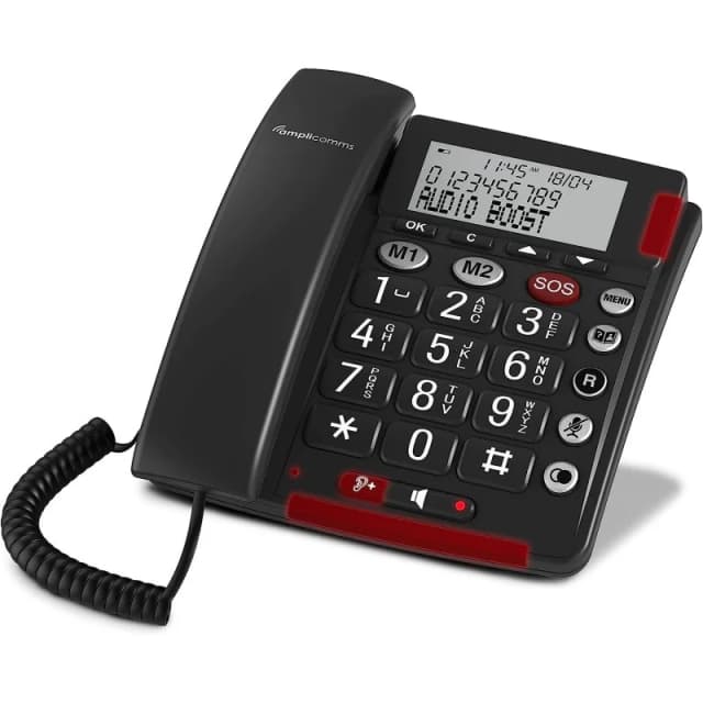 Thumbnail 3 de Amplicomms BigTel 50 Alarm Plus teléfono sobremesa para mayores con pulsera de alarma