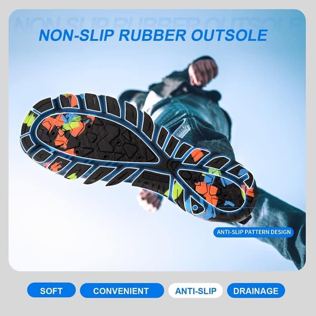 Detalle de Mabove Quick Dry Water Shoes for Women & Men – anti-slip beach, pool & snorkelling slip-ons