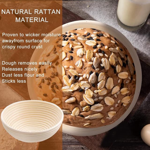 Thumbnail 2 de Dimpola 9-inch banneton basket 🍞