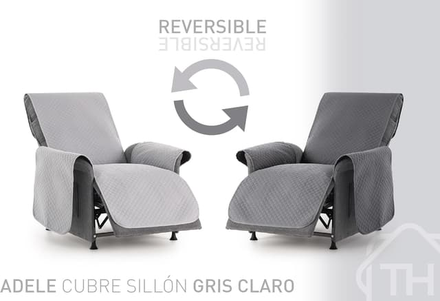 Detalle 2 de Textilhome - Funda Cubre Sofá Adele, 1 Plaza/Relax 🛋