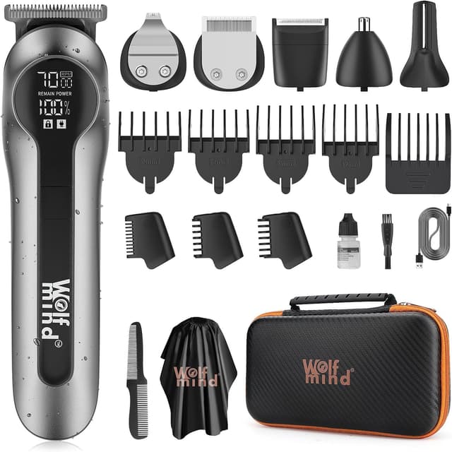 Detalle de Wolf Mind 14-in-1 Beard Trimmer 90min