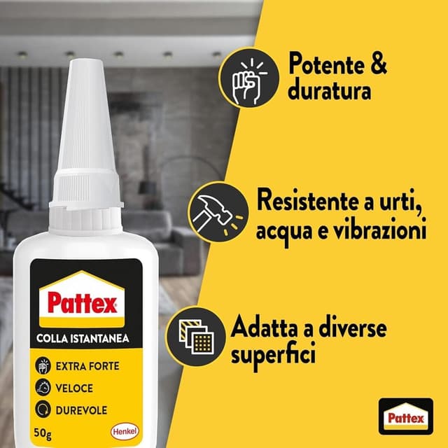 Thumbnail 3 de Pattex Extra Strong Instant Glue 50 g colla istantanea