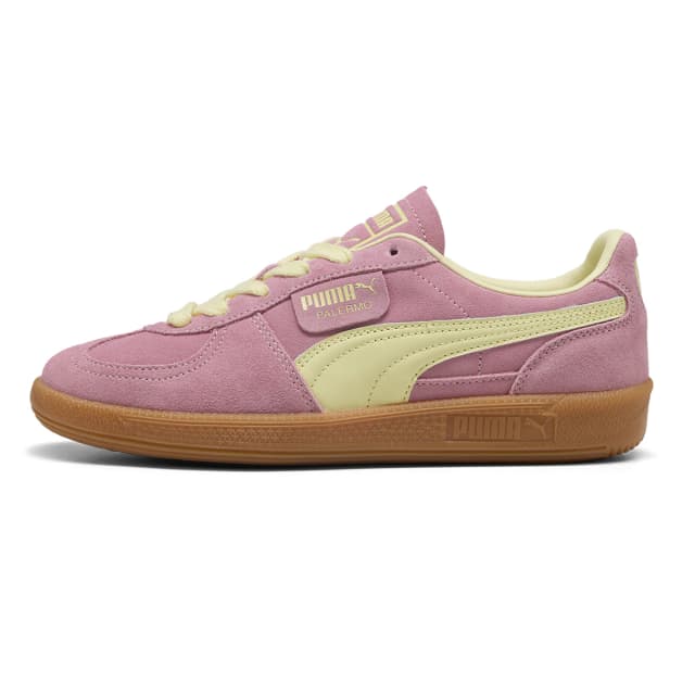 Detalle de Puma Palermo casual de mujer: zapatillas Puma con base de ante y tira de piel