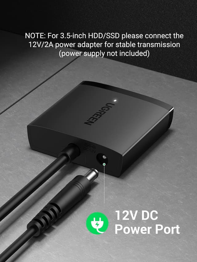 Detalle de UGREEN USB to SATA Adapter, 5Gbps