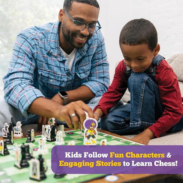 Detalle 2 de Story Time Chess kids chess set 🎲