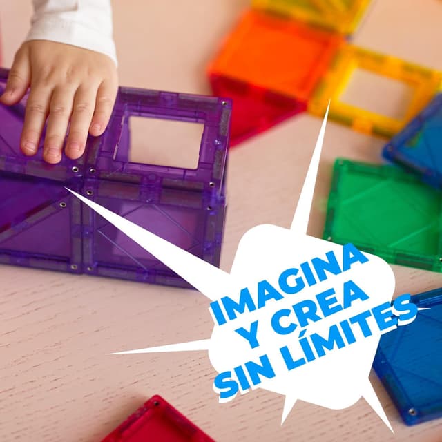 Thumbnail 4 de NK Bloques Magnéticos 3D para Niños - 100 Piezas 🧩