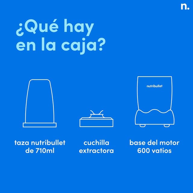 Thumbnail 8 de NutriBullet Original 600 - Batidora Multifuncional y Compacta 🍹