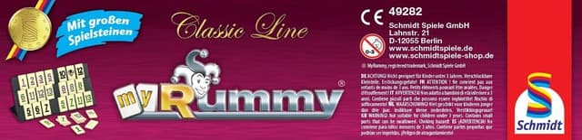 Detalle 2 de Schmidt Classic Line My Rummy Gioco di società 30 min