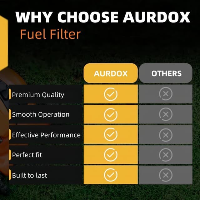 Detalle 2 de Aurdox Universal 40 Micron 5/16" Inline Fuel Filter Kit for small engines