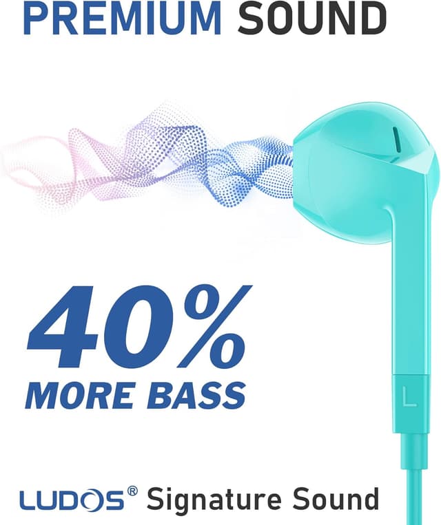 Detalle de LUDOS FEROX In Ear Kopfhörer 1,2 m Kabel