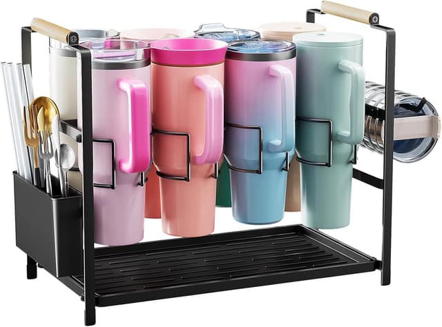 Imagen de Housolution 8-Slot Tumbler Drying Rack for 40 oz Bottles en OfertitasTOP