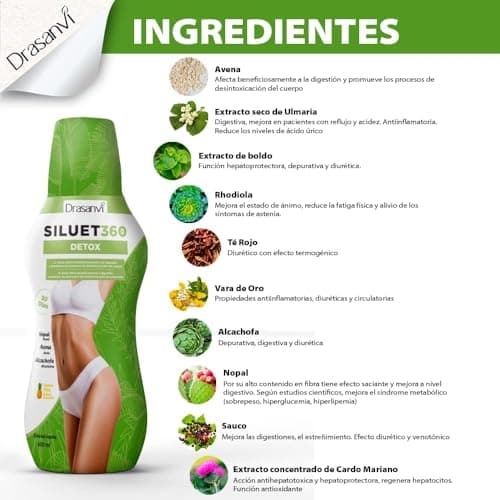 Thumbnail 4 de DRASANVI SILUET 360 DETOX 600 ml 💊