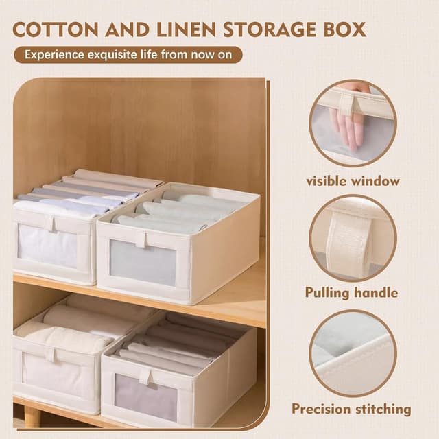 Detalle 2 de Sosayet - Juego de 3 cajas de almacenaje tejidas