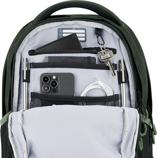 Thumbnail 6 de AUDETIC Zaino Scuola Ragazze Verde Oliva “COSMO” in PET riciclato, 29 litri, idrorepellente