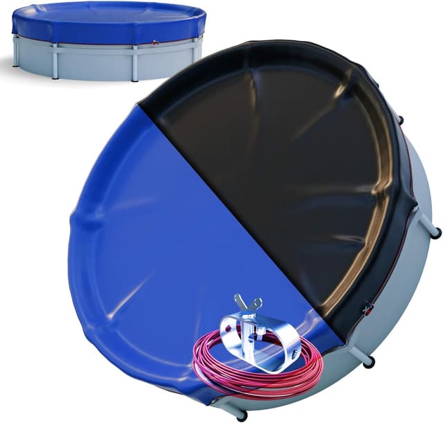 Detalle de Arebos Poolabdeckung rund Ø610 cm