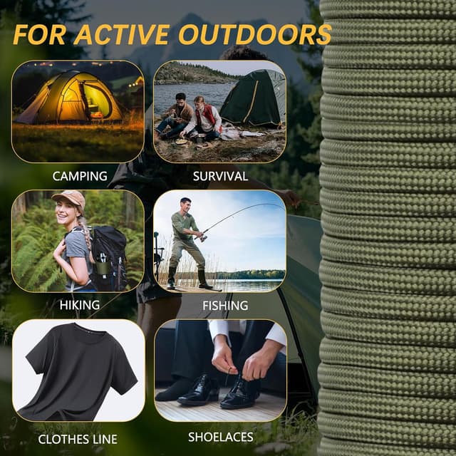 Thumbnail 6 de Romon Paracord 4mm 30m ⛺