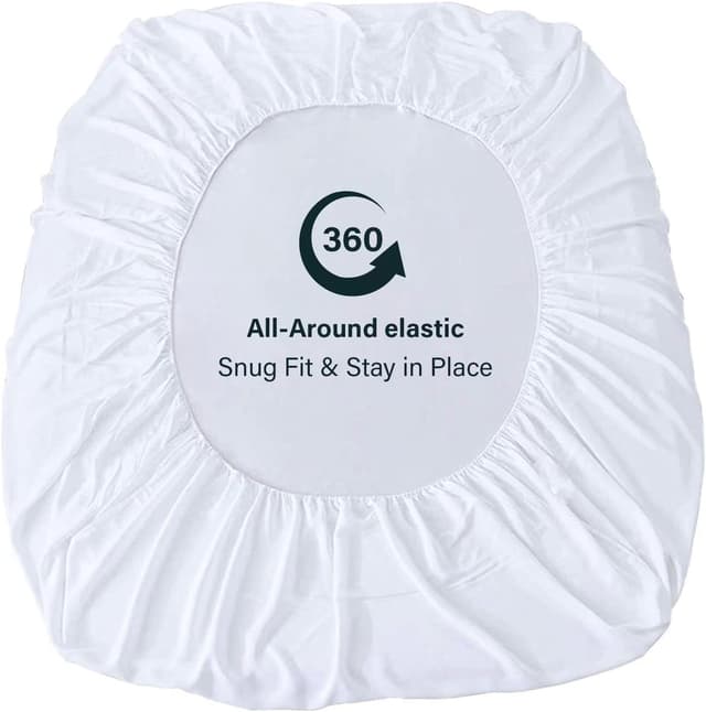 Thumbnail 4 de LuxClub Double Fitted Sheet 40cm deep