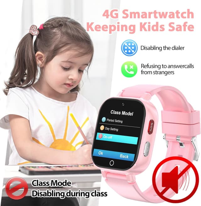 Detalle 1 de Ucani 4G Kids Smart Watch GPS tracker