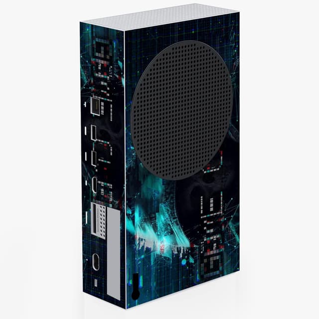 Detalle 1 de Xbox Series S vinyl skins Game Over Hacker
