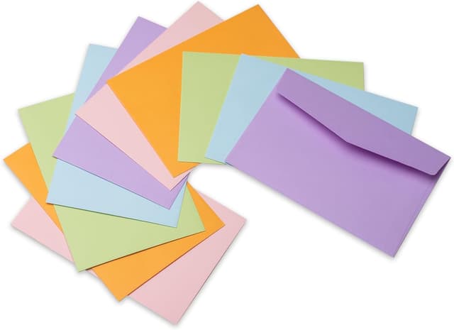 Thumbnail 6 de 40 Briefumschläge Bunt Mix 16 x 11cm