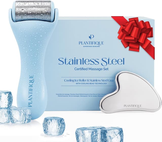 Thumbnail 6 de PLANTIFIQUE Gua Sha viso in quarzo rosa, massaggiatore facciale