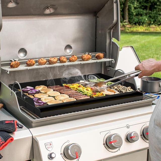 Thumbnail 4 de onlyfire Piastra per Barbecue 58,5×40,5×7 cm 🍖