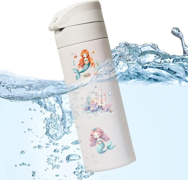 Thumbnail 4 de Hongma Meerjungfrau Glitzer Sticker 6er Set