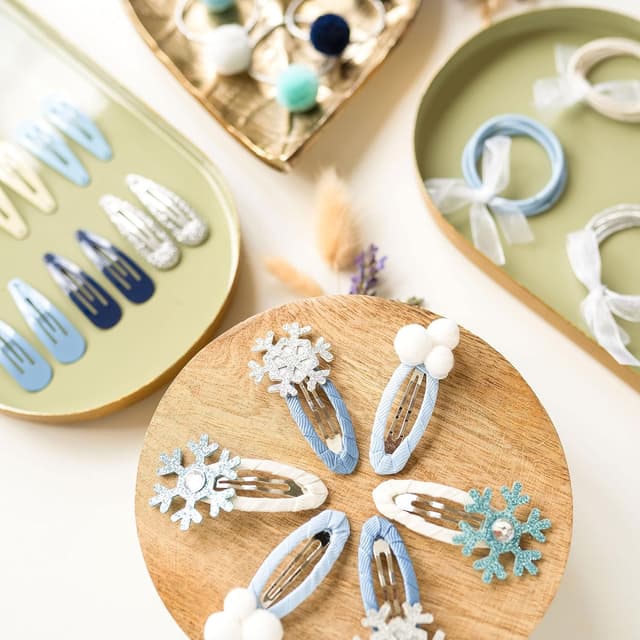 Detalle 2 de Papierdrachen Haarspangen Set 48er