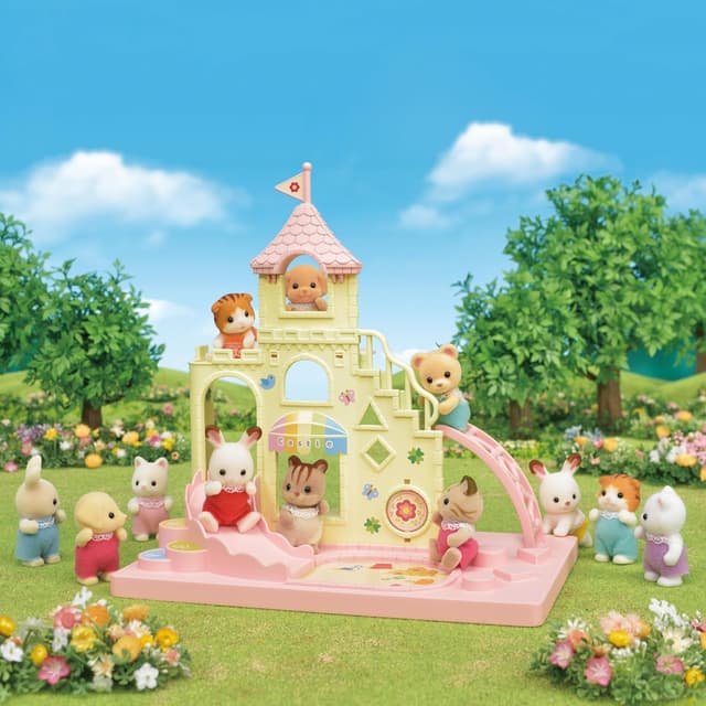 Detalle de Coffret cadeau Sylvanian Families « Le Royaume des bébés » (2 figurines + 25 accessoires) 5670