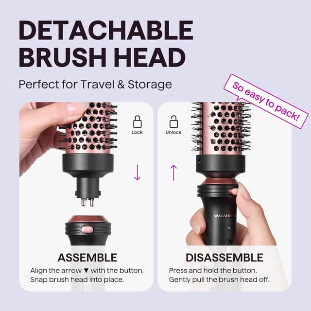 Detalle 2 de Wavytalk 1.5-inch Thermal Brush ๐โ