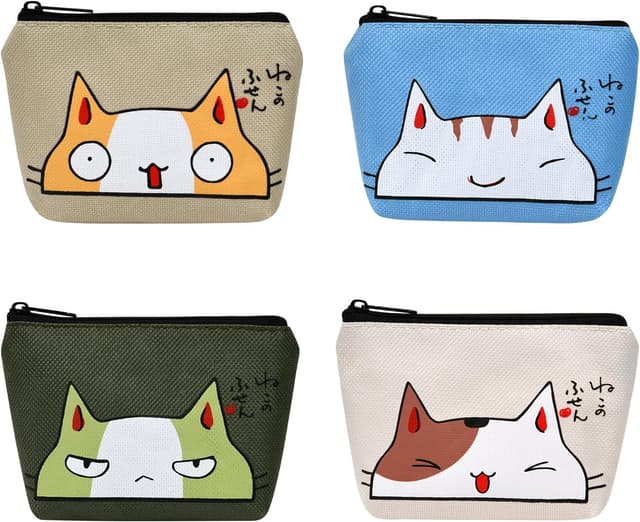 Detalle de Porte monnaie mini en toile 12 x 9 cm