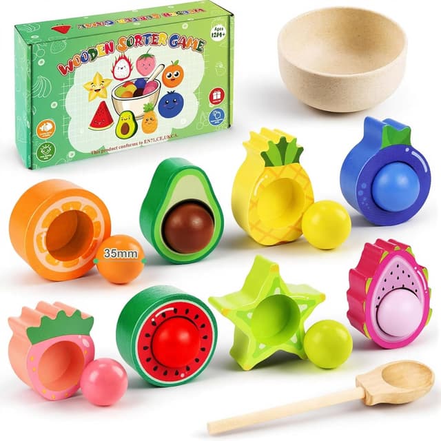 Thumbnail 6 de Seagoal Montessori Toys Wooden Sorting Set for Toddlers