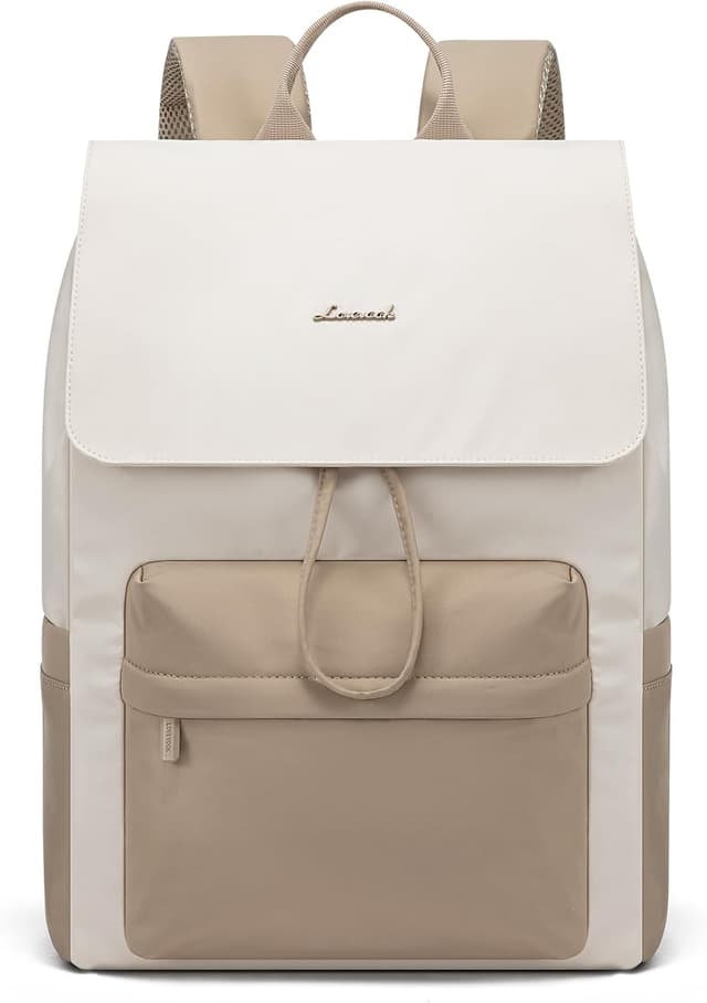 Detalle de LOVEVOOK Damen-Rucksack für 17,3" Laptop – wasserdicht, leicht & mit Diebstahlschutz