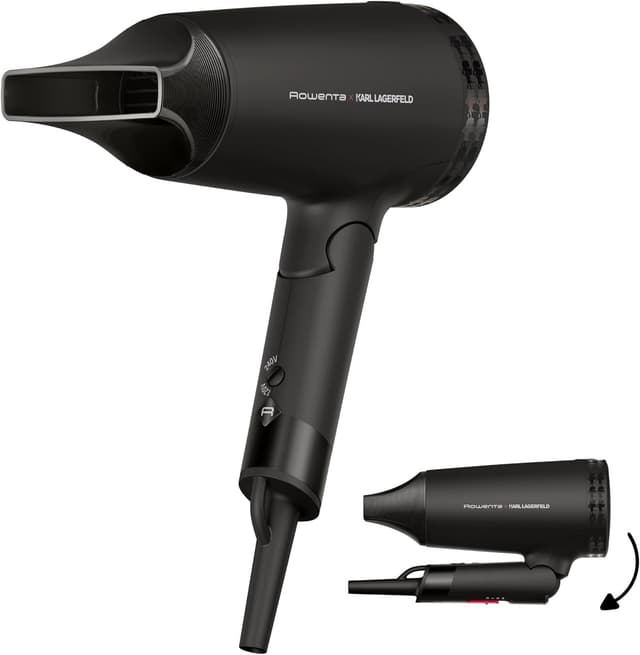 Detalle de Rowenta x Karl Lagerfeld Express Style - Secador Plegable 🌬