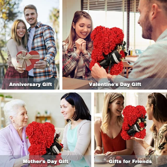 Thumbnail 6 de POHOMEGK Ourse Rose 250 fleurs