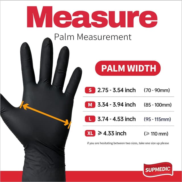 Thumbnail 6 de Supmedic 5Mil Nitrile Gloves 100pcs