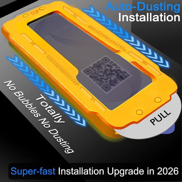 Detalle 2 de Ferilinso Auto Dust Install Screen Protector 3 Pack