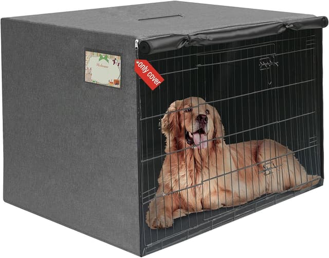 Detalle de Dog Cage Cover 94 x 61 x 63 cm windproof kennel cover