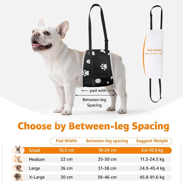 Thumbnail 5 de Dog Lifting Harness adjustable sling for small dogs
