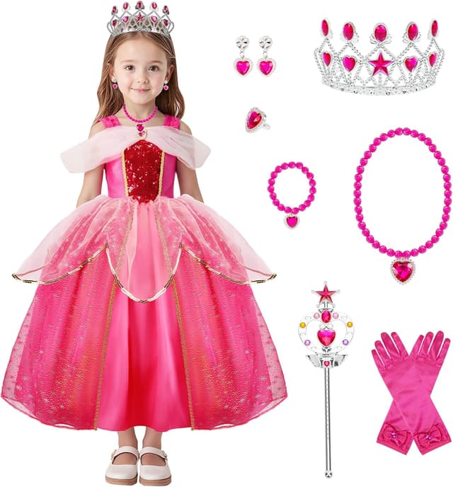 Thumbnail 6 de MELAND Princess Sleeping Light Up Dress 3-10 yrs