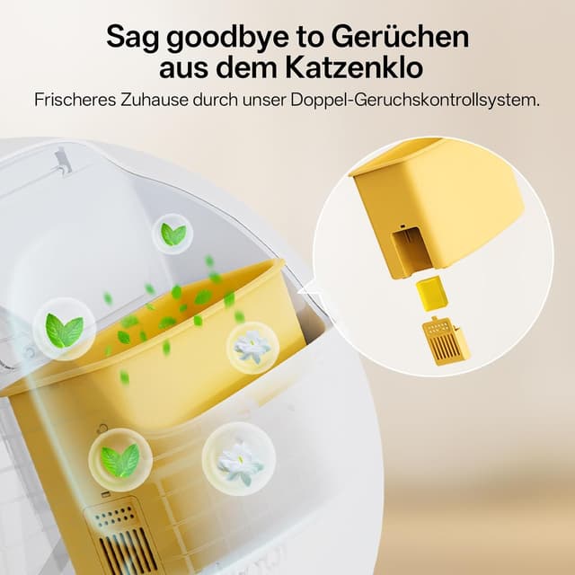 Thumbnail 6 de UBPET XXXL litière autonettoyante pour chat, capacité XXL et contrôle via application